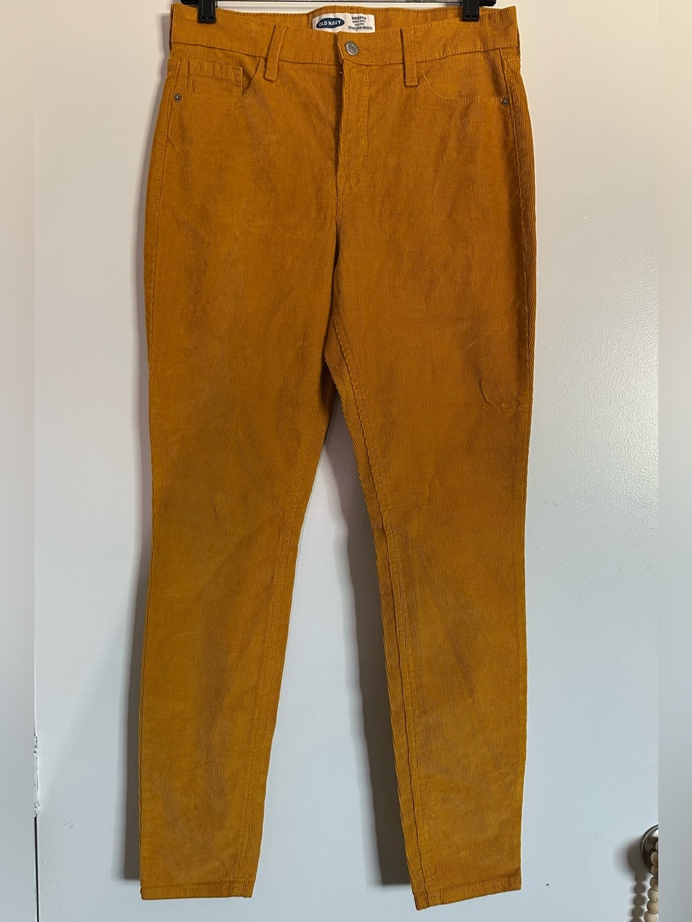 Old Navy Rockstar  Mustard Corduroy Pants